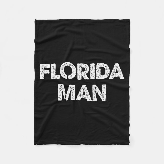 Manta Polar Hombre de Florida - Meme Divertido  (Anverso)