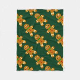 Manta Polar Hombre de pan de jengibre