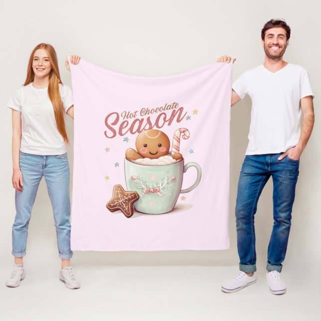 Manta Polar Hombre de pan de jengibre (In situ)