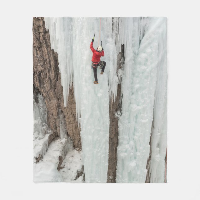 Manta Polar Hombre escalando hielo, Colorado (Anverso)