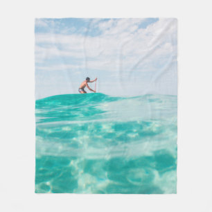 Manta Polar Hombre haciendo surf