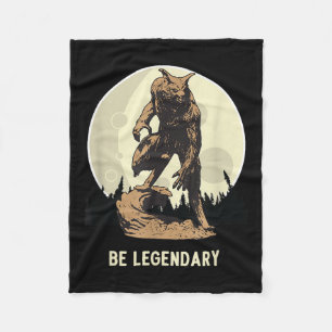 Manta Polar Hombre lobo ser legendario Insrational motivaciona