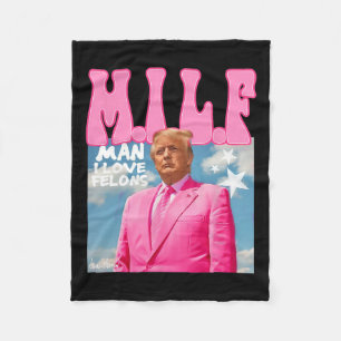 Manta Polar Hombre, Me Encantan Los Felones... Divertido Trump