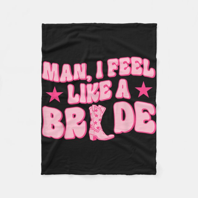 Manta Polar Hombre, Me Siento Como Una Novia Recibiéndose Golp (Anverso)