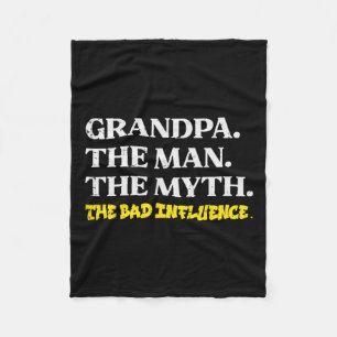 Manta Polar Hombre Mito Influencia Mal Padres Funny Abuelo D