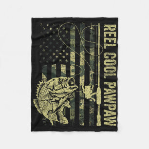 Manta Polar Hombre Reel Cool Pawpaw Camuflaje Bandera American