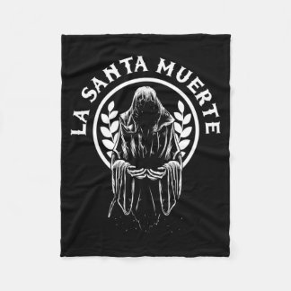 Manta Polar Hombre Santa Muerte México Calavera Esqueleto Crán