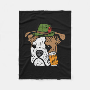 Manta Polar Hombres de perros bávaros Bulldog inglés