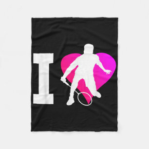 Manta Polar Hombres Mujeres Bádminton Jugador de bádminton Vol