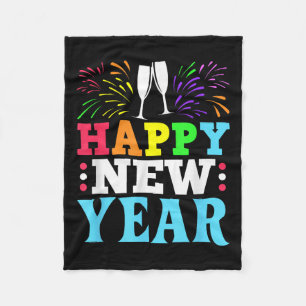 Manta Polar Hombres Nye Shirt Feliz Año Nuevo 2025 2026 Mujere