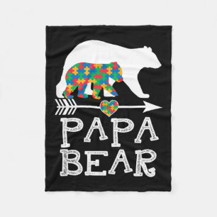 Manta Polar Hombres Papá Oyen Autismo Los Hombres Papá Autismo