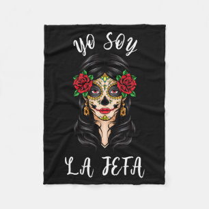 Manta Polar Hombres Yo Soy La Jefa Día De Los Muertos Día De L