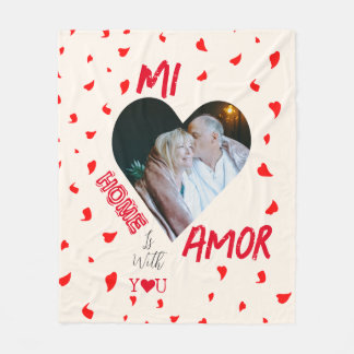 Manta Polar Home is With You Fleece Blanket Gift