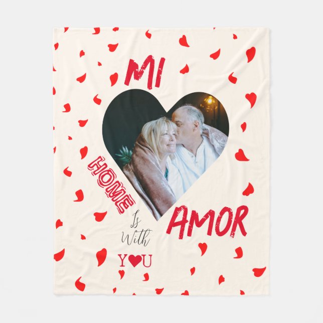 Manta Polar Home is With You Fleece Blanket Gift (Anverso)