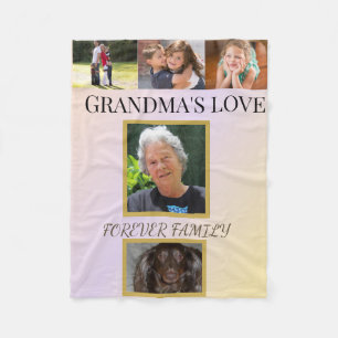 Manta Polar Homenaje al amor de la abuela y a la familia para 
