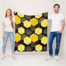 ¡Honeycomb! Fleece Blanket