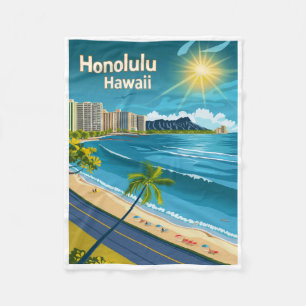 Manta Polar Honolulu Hawaii - Viajes de época con vistas coste