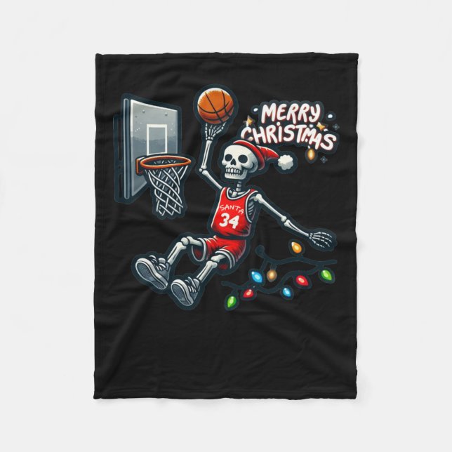 Manta Polar Hoop de baloncesto (Anverso)