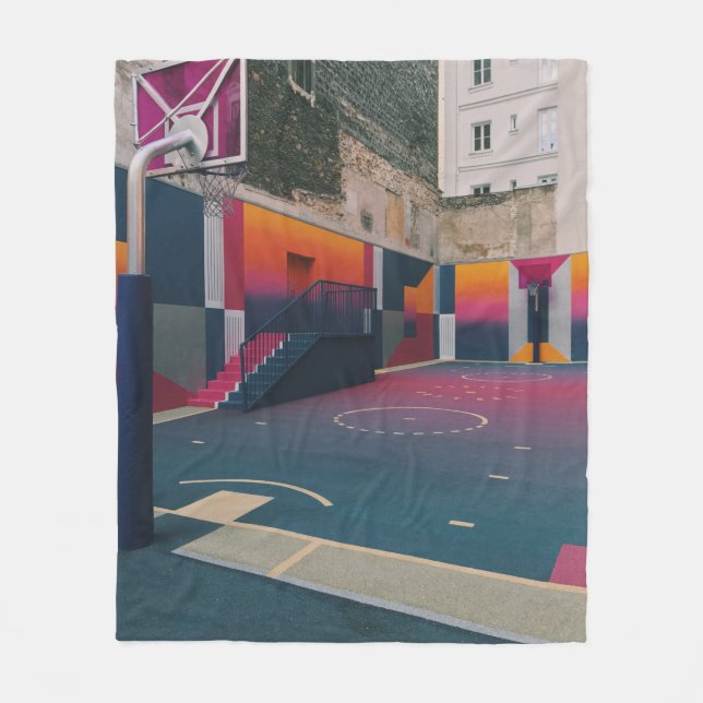Manta Polar Hoop de baloncesto (Anverso)