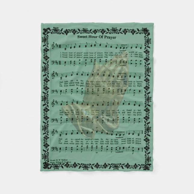 MANTA POLAR HORA DULCE DE ORACIONES (Anverso)