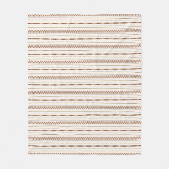 Manta Polar Horizon Stripes Warm Earts (Anverso)