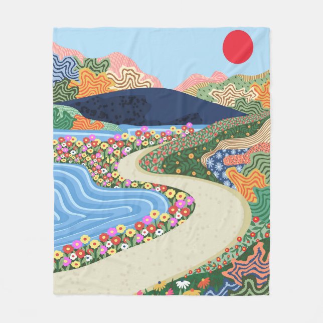 Manta Polar Horizonte relajante (Anverso)