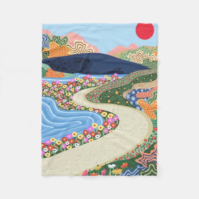 Manta Polar Horizonte relajante (Anverso)