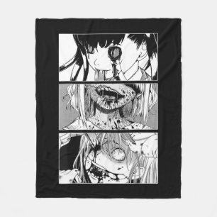 Manta Polar Horror Chica de la cólera Anime Otaku