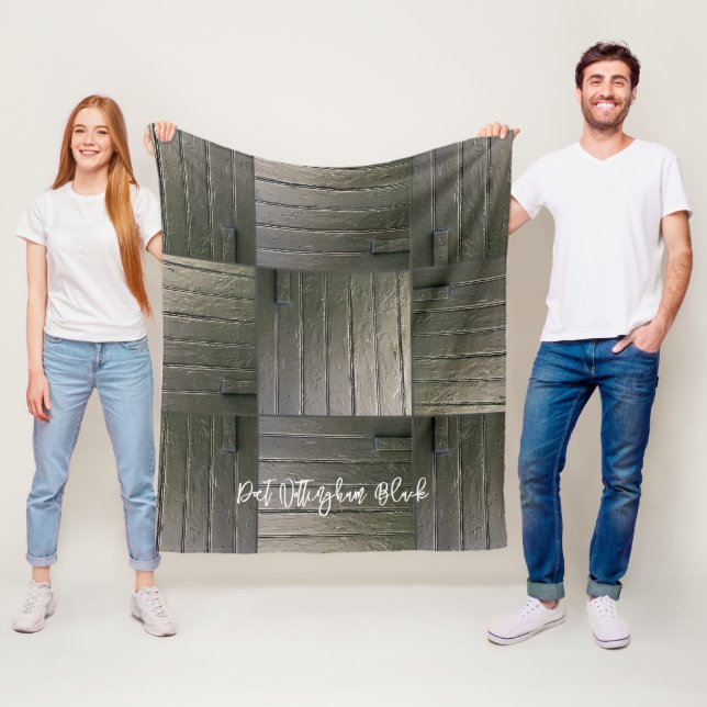 Manta Polar HORSE DE Diseño de Puerta de Barn NOMBRE Ecuestre  (In situ)