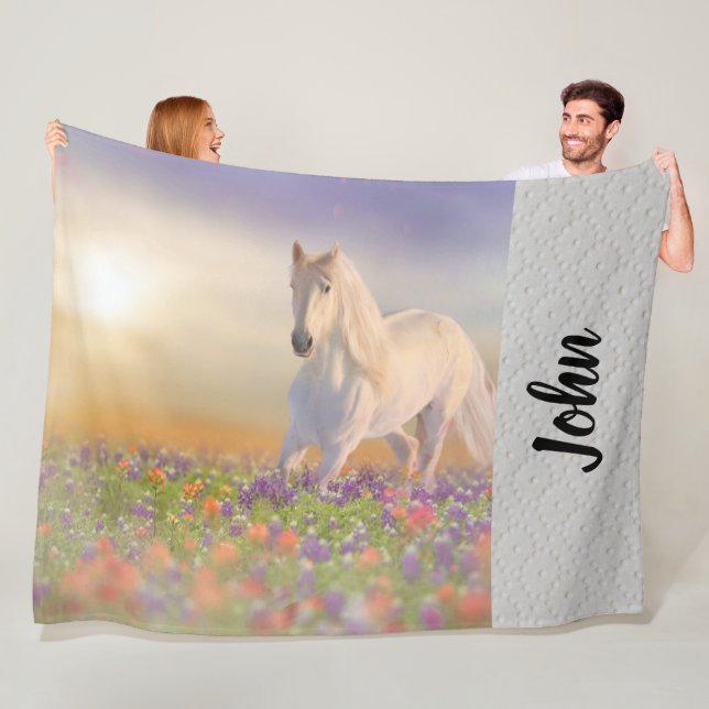 Manta Polar Horse Fleece Blanket (In situ)