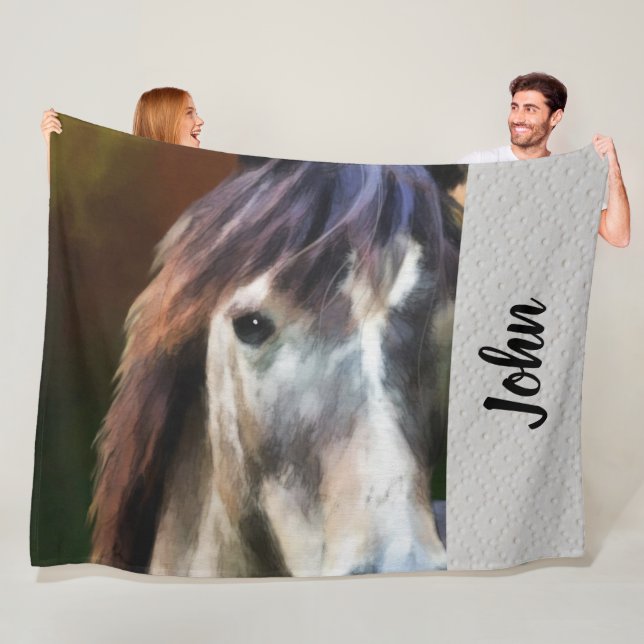 Manta Polar Horse Fleece Blanket (In situ)