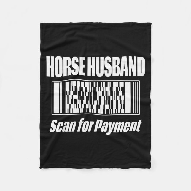 Manta Polar Horse Husband  (Anverso)