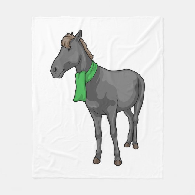 Manta Polar Horse Scarf (Anverso)