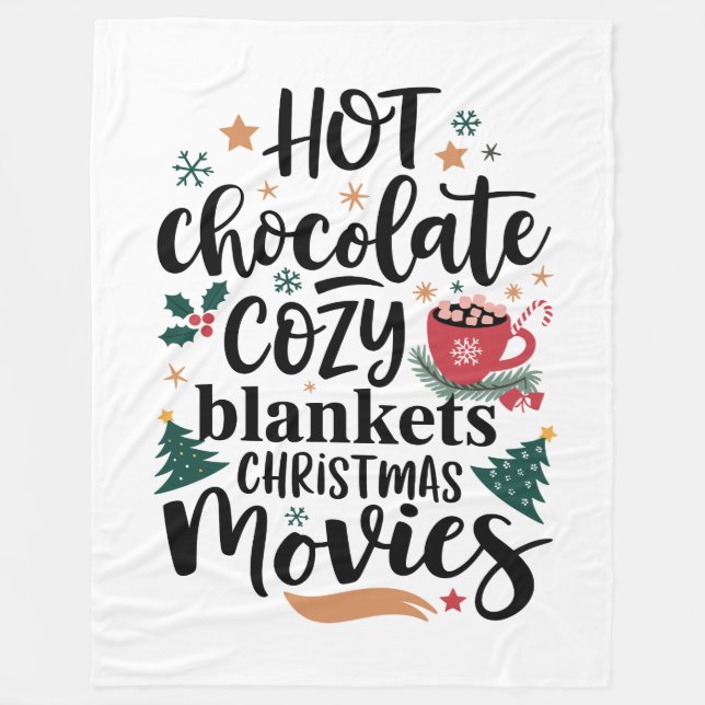 Manta Polar Hot Chocolate & Cozy Christmas Vibes Collection (Anverso)