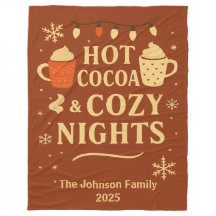 Hot Cocoa & Cozy Nights Family Blanket