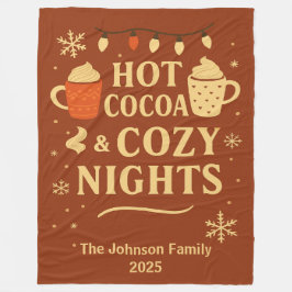 Manta Polar Hot Cocoa & Cozy Nights Family Blanket