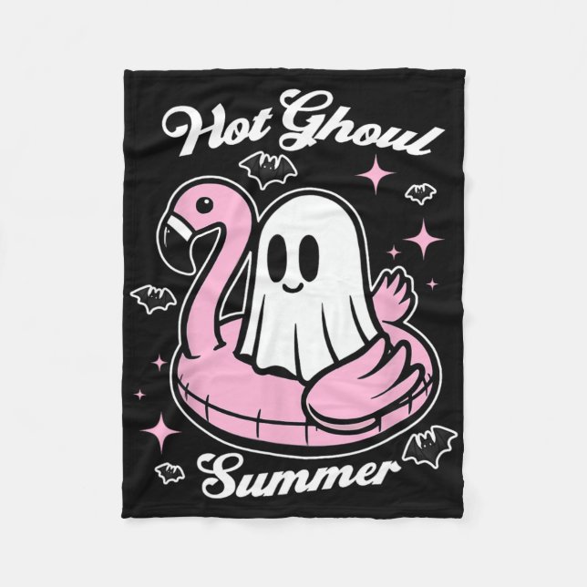 Manta Polar Hot Ghoul Summer Flamingo Ghost Summerween (Anverso)