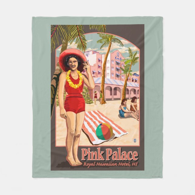 Manta Polar Hotel hawaiano real en Hawaii (Anverso)