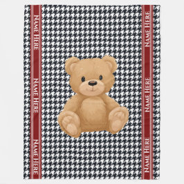 Manta Polar Houndstooth Bear Home