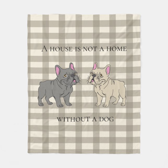 Manta Polar House is not a home without a dog (Anverso)