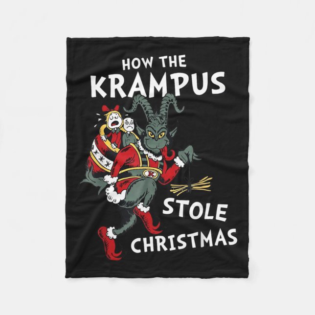 Manta Polar How The Krampus Stole Christmas  (Anverso)