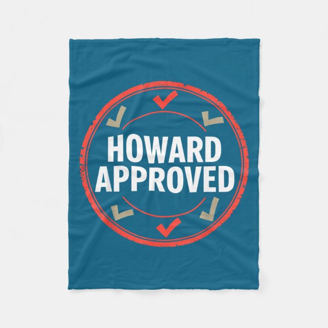 Manta Polar Howard aprobó  (Anverso)