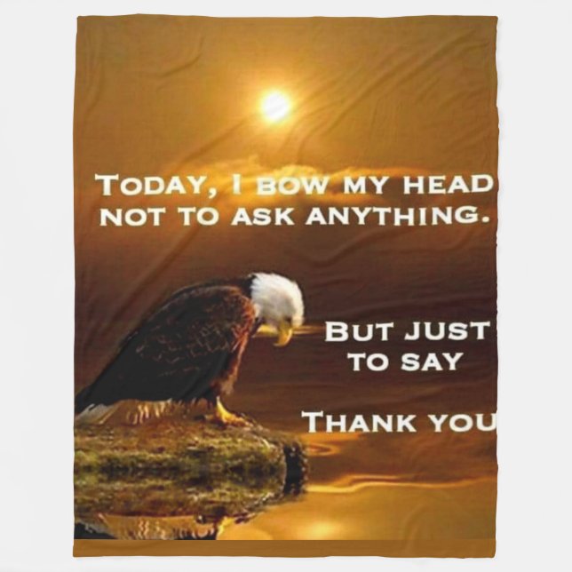 MANTA POLAR HOY ME ABRIGO LA CABEZA (Anverso)