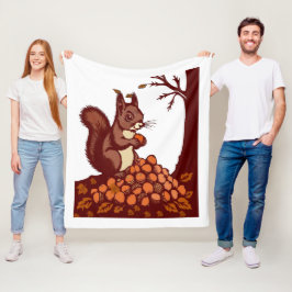 Manta Polar 🐿️ https://www.zazzle.fr/couverture_polaire🍂