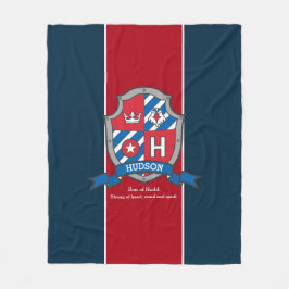 Manta Polar Hudson o letra H nombre que significa escudo de ca