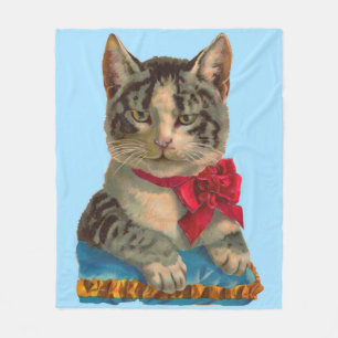 Manta Polar Huella de gato tabby de Victoria