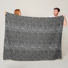 Manta Polar Huella de leopardo de la nieve