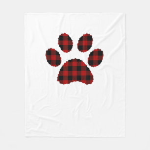 Manta Polar Huella de pato de búfalo perro o amante del gato C