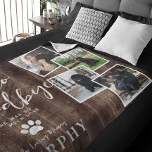 Huella Rústica Personalizada de Mascota Memorial d