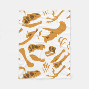 Manta Polar Huesos de dinosaurio